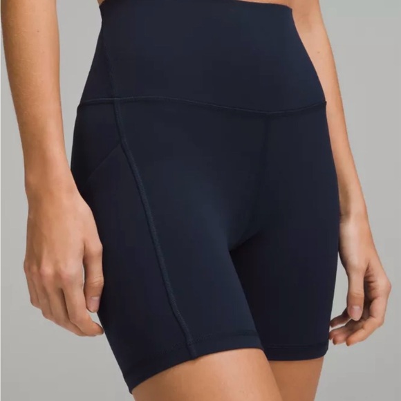lululemon athletica Pants - Lululemon Athletica Align High-Rise Short with Pockets 8” 12 True Navy